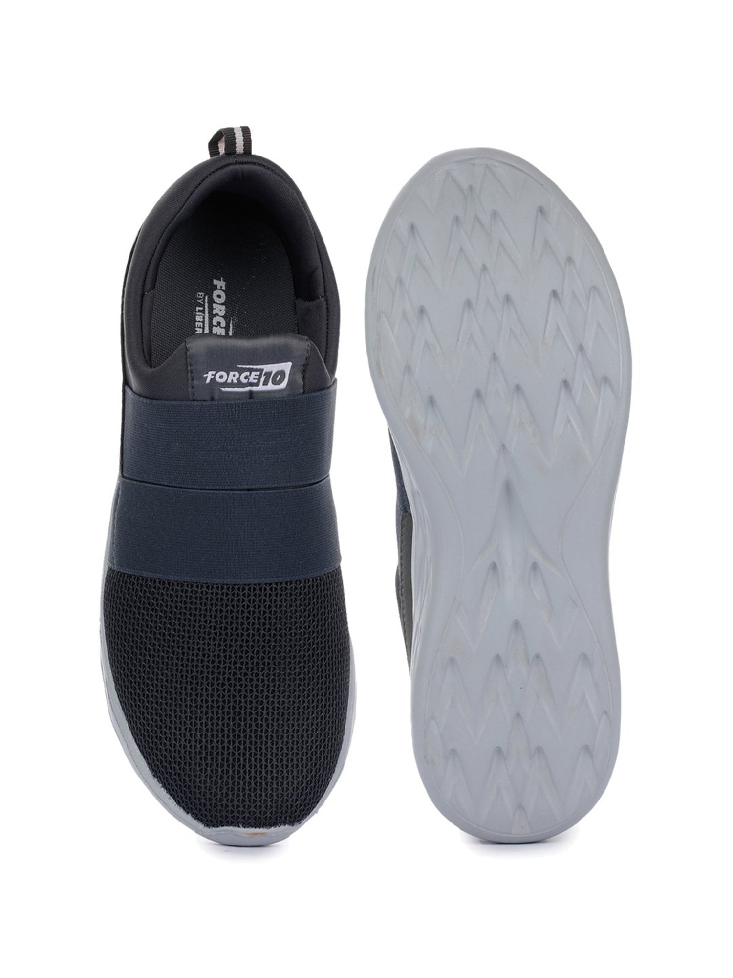 Force 10 by Liberty Men's Dark Grey Walking Shoes