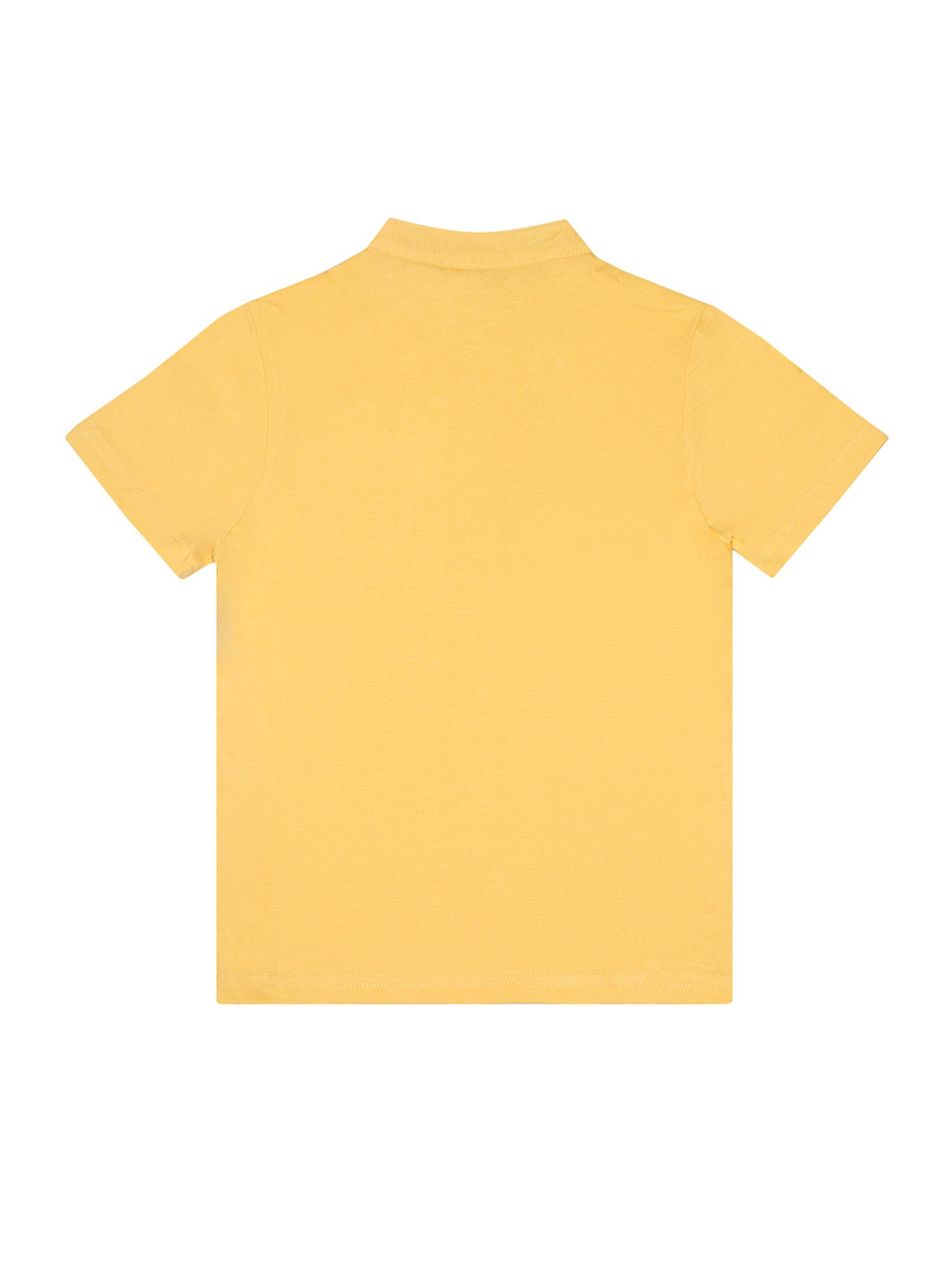 Dyca Boys Yellow Solid T-Shirt