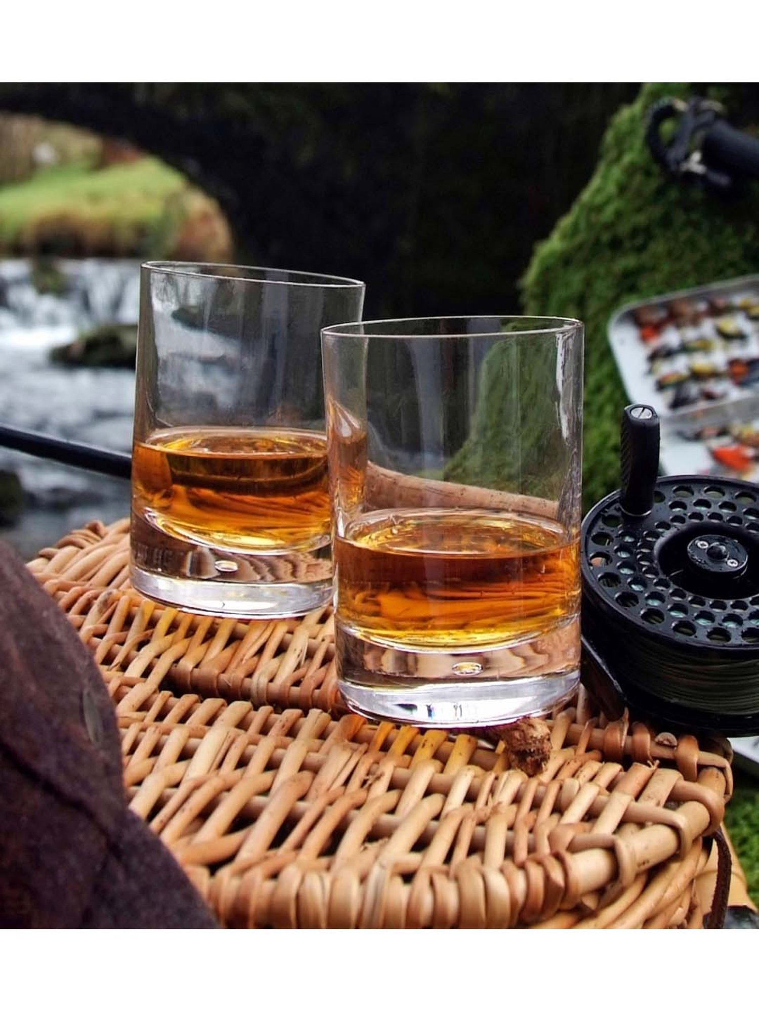 Dartington Crystal Exmoor Old Fashioned Whisky Glass, Set of 2