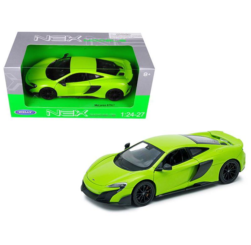 McLaren 675LT Coupe Green 1/24-1/27 Diecast Model Car by Welly