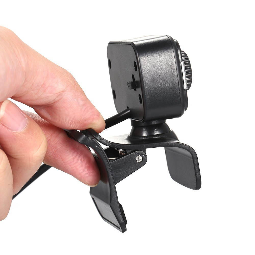0.3 Megapixels High-definition Web Camera Clip-on USB Webcam for PC Laptop Computer Desktop