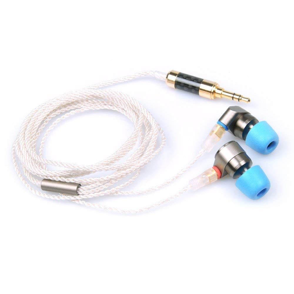 TIN Audio T2 HiFi 2DD Double Dynamic Drive In Ear Earphone Bass DJ Metal Headphones, 3.5 mm MMCX