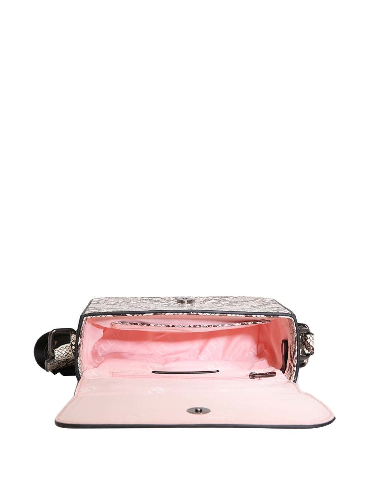 KLEIO Beige Textured Medium Sling Handbag