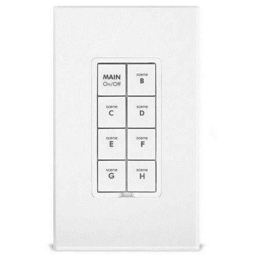 INSTEON Keypad Dimmer Switch (Dual-Band), 8-Button, White