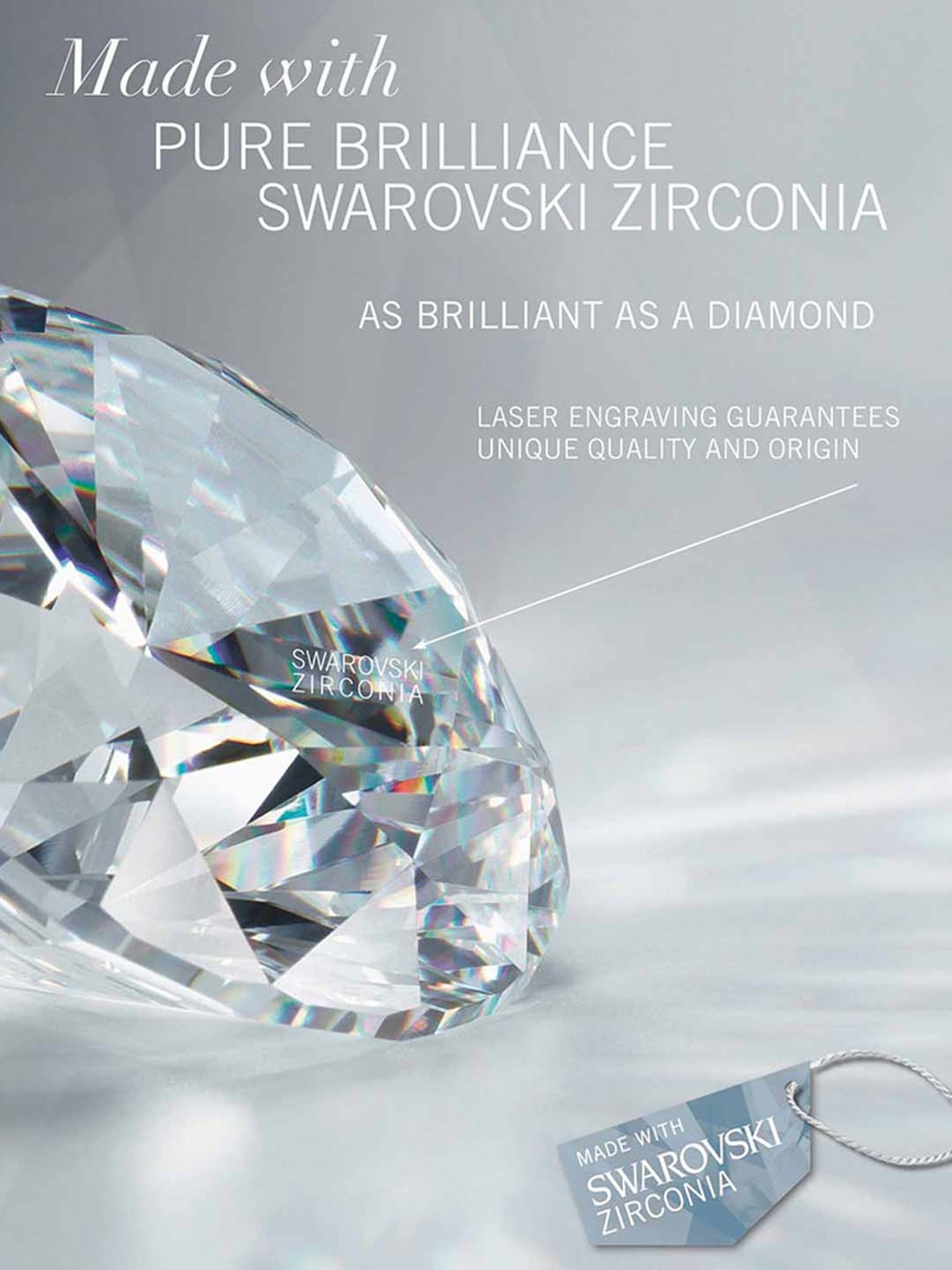 Clara Enzo 92.5 Sterling Silver Swarovski Zirconia Bracelet