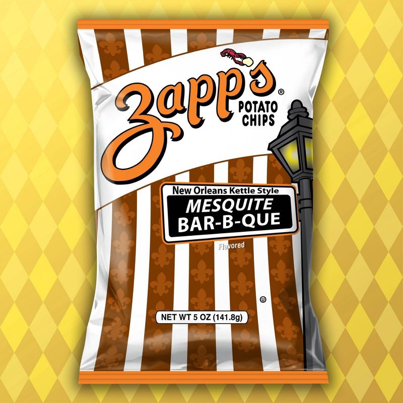 Zapp's New Orleans Kettle Style Mesquite Bar-B-Que Potato Chips - 5oz