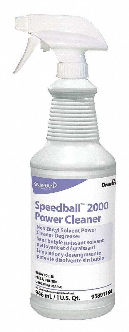 Diversey 5891164 Speedball 2000 Heavy-Duty Cleaner, Citrus, Liquid, 1qt. Spray Bottle