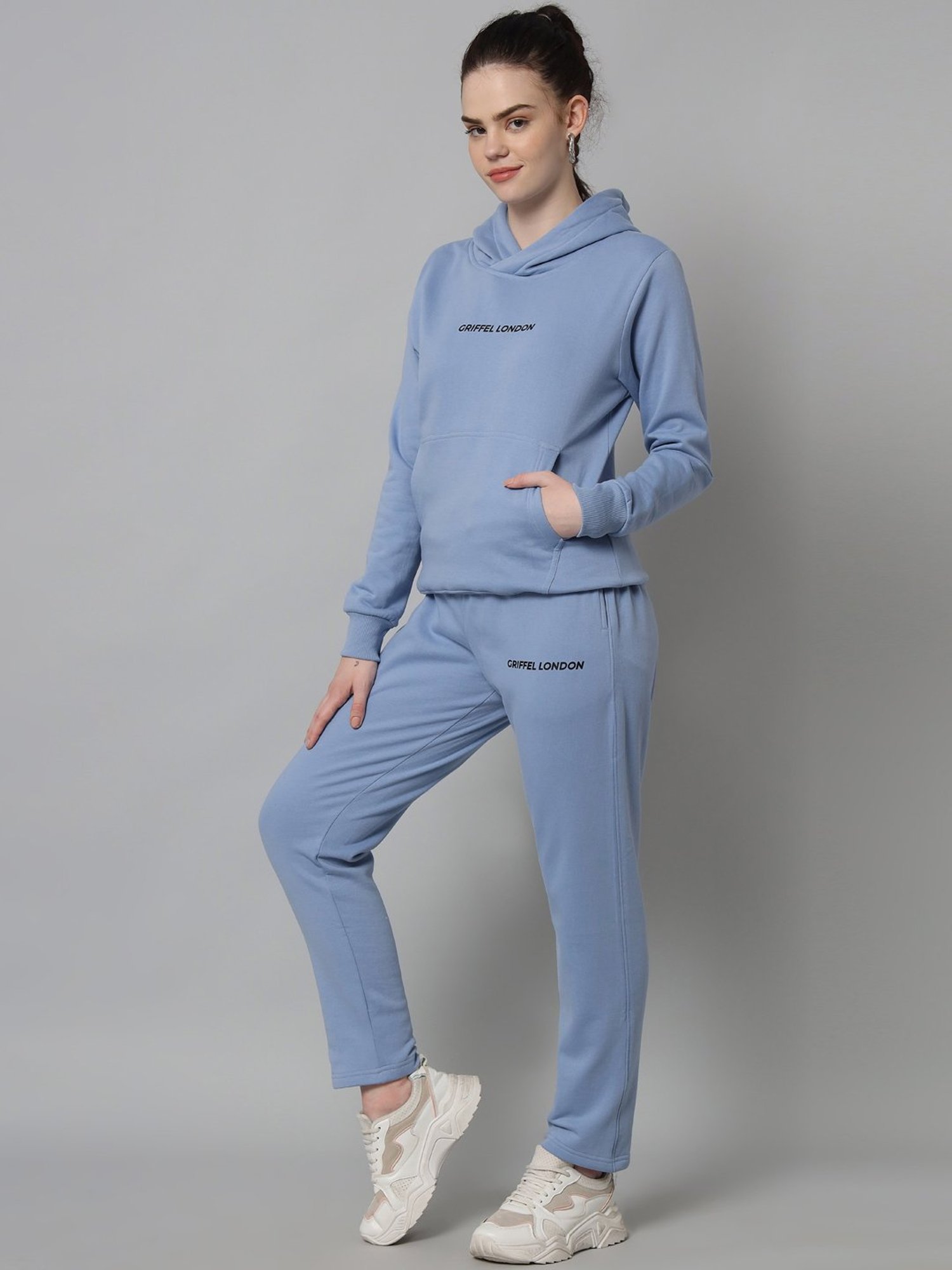GRIFFEL Blue Regular Fit Track Suit