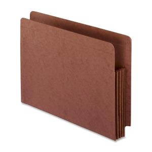 Pendaflex Heavy-Duty End Tab File Pockets Straight Cut 1 Pocket Letter Brown