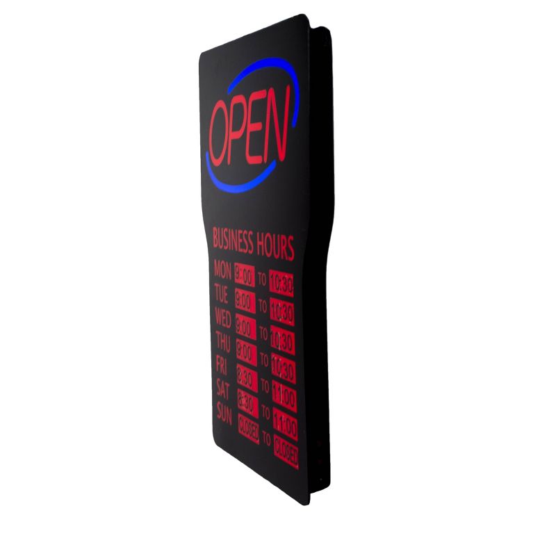 LED Open Sign with Hours RSB-1342E - Royal Sovereign