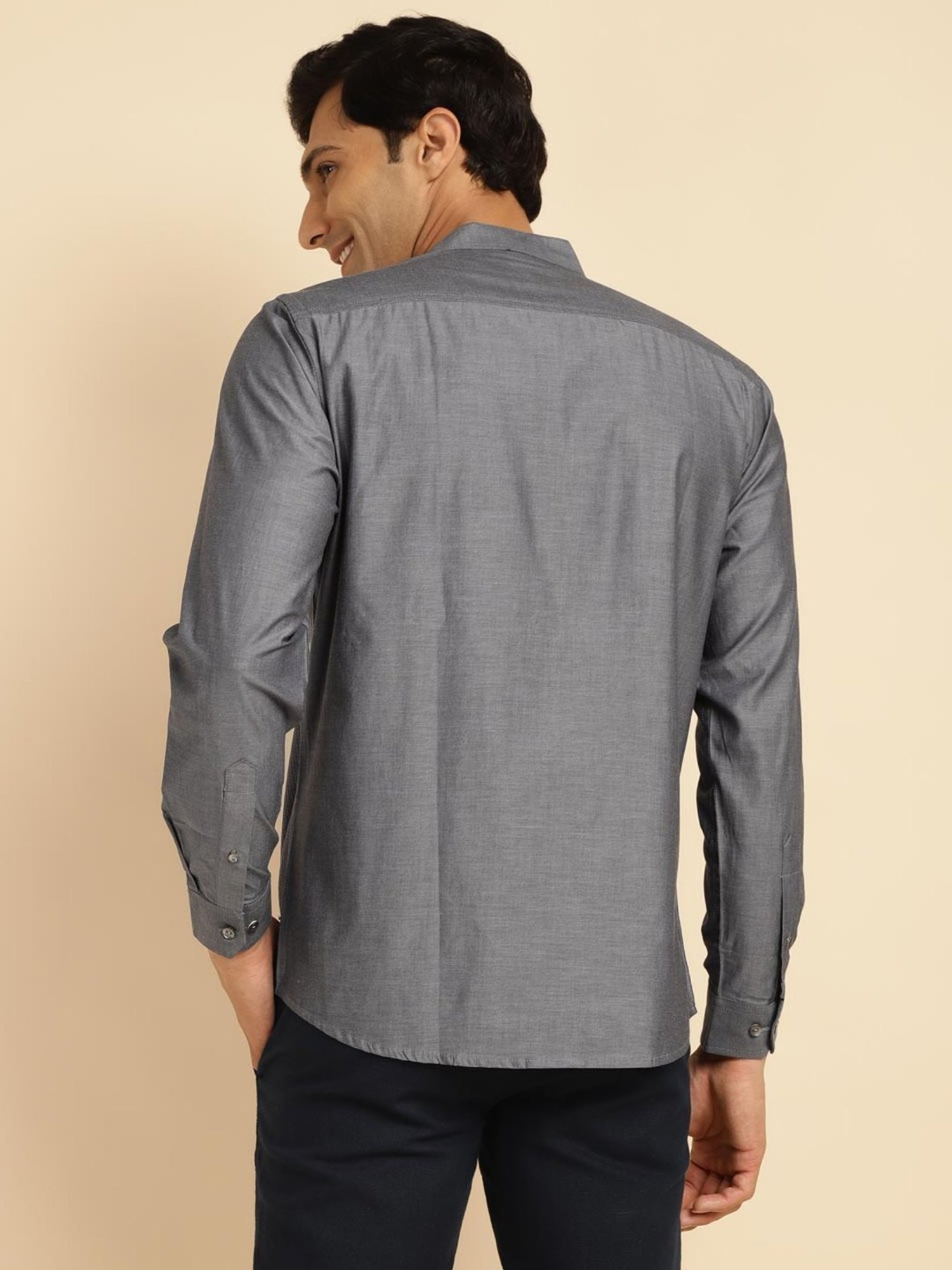 High Star Black Cotton Relaxed Fit Striped T-Shirt