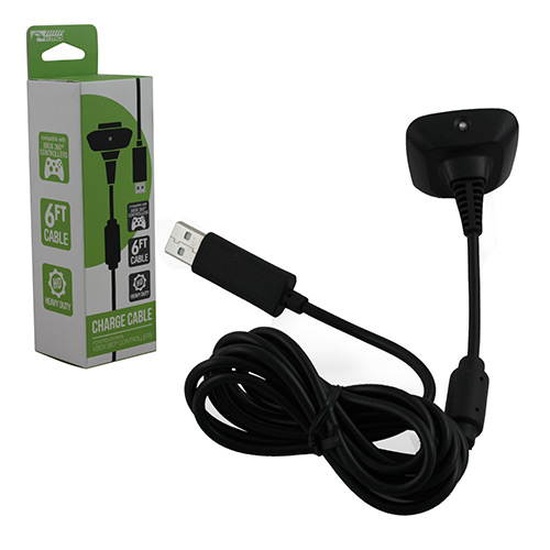 KMD (KOMODO) Charger Cable -Black for XBOX 360