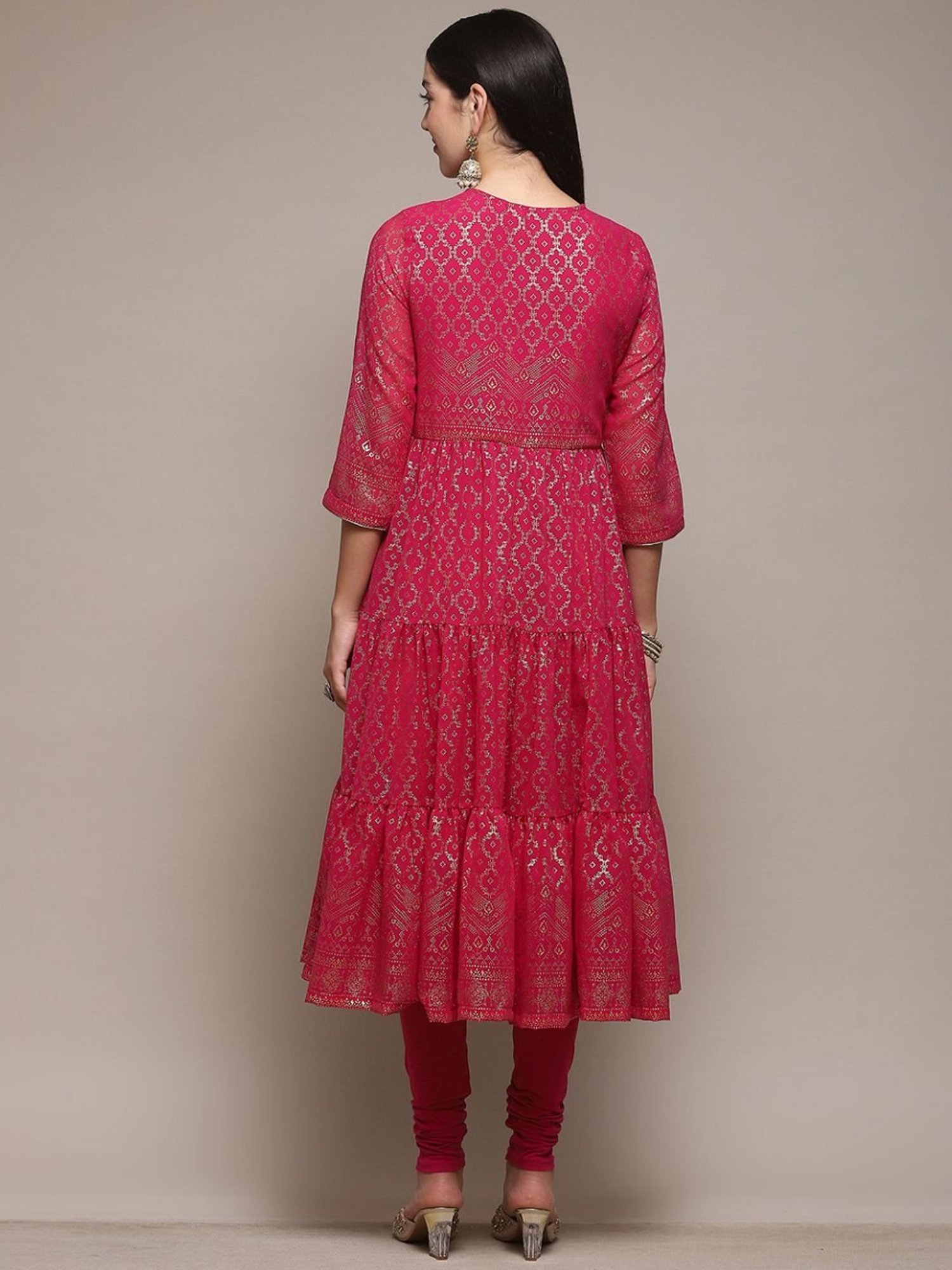 URBAN MYSTIC Black Rayon Embroidered Kurta & Sharara Set