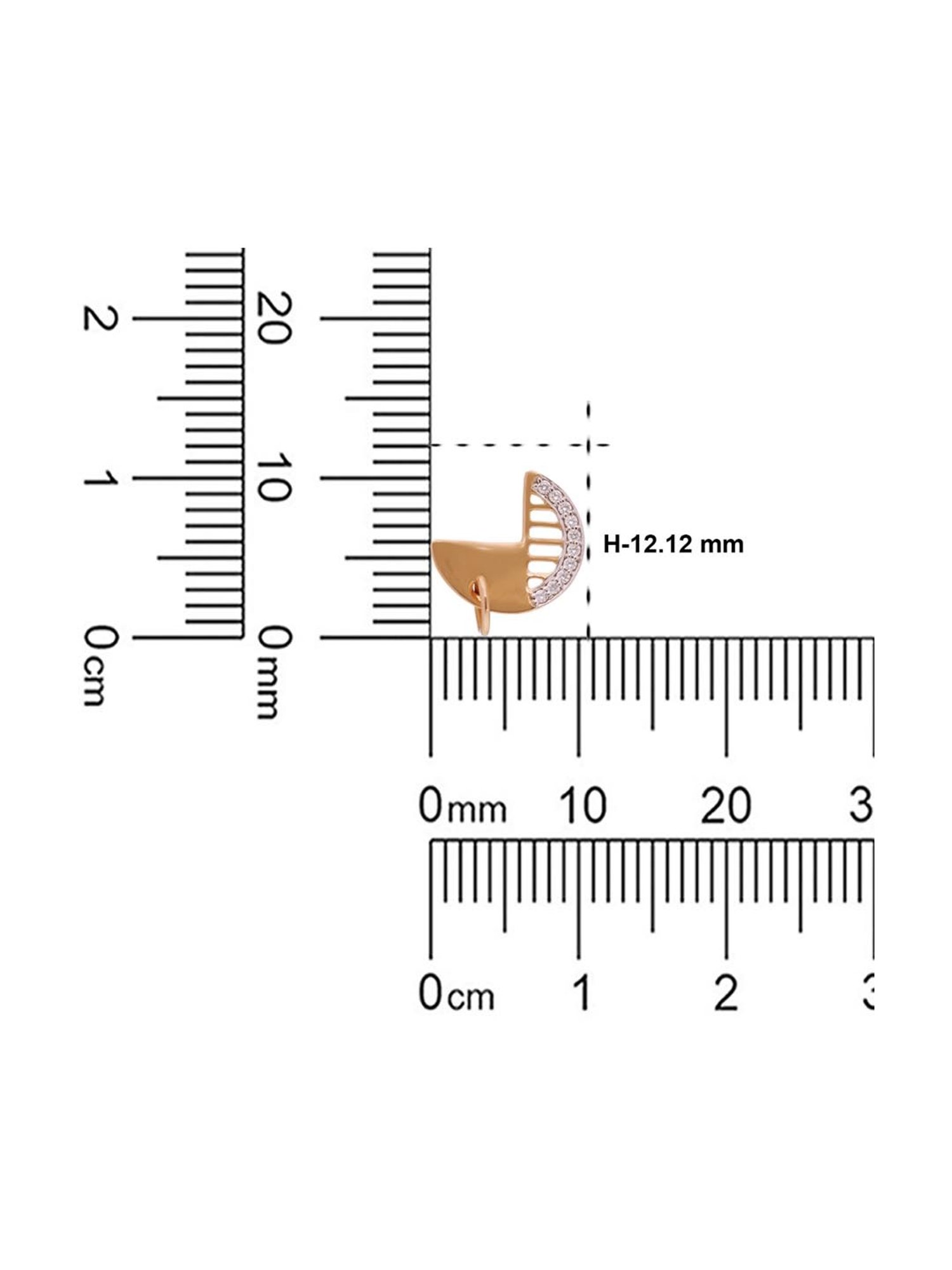 CKC 18k Gold & Diamond Earrings for Women