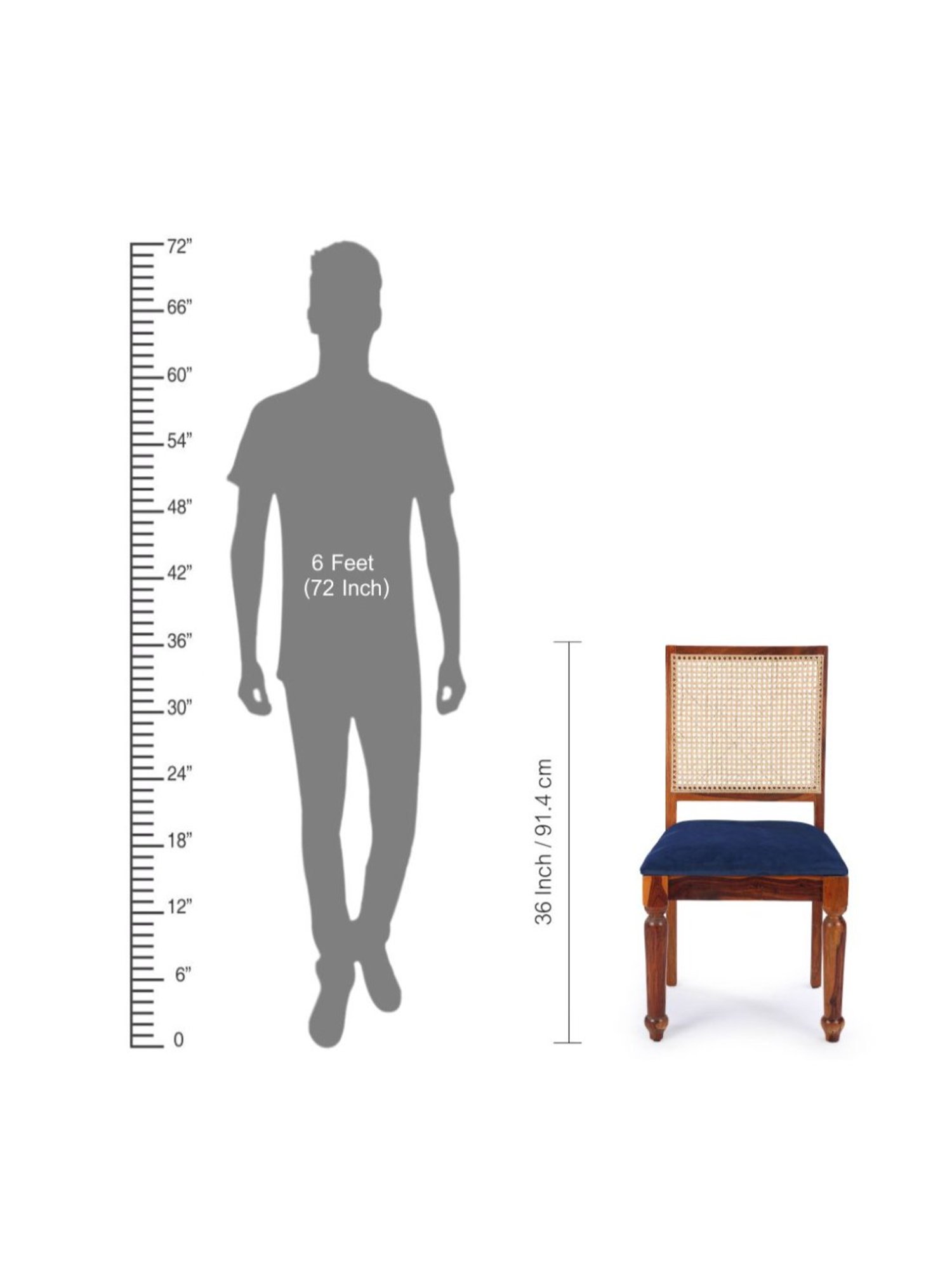 ExclusiveLane Finesse Brown Sheesham Wood Handcrafted Dining Chairs - Set of 2 Teak Finish