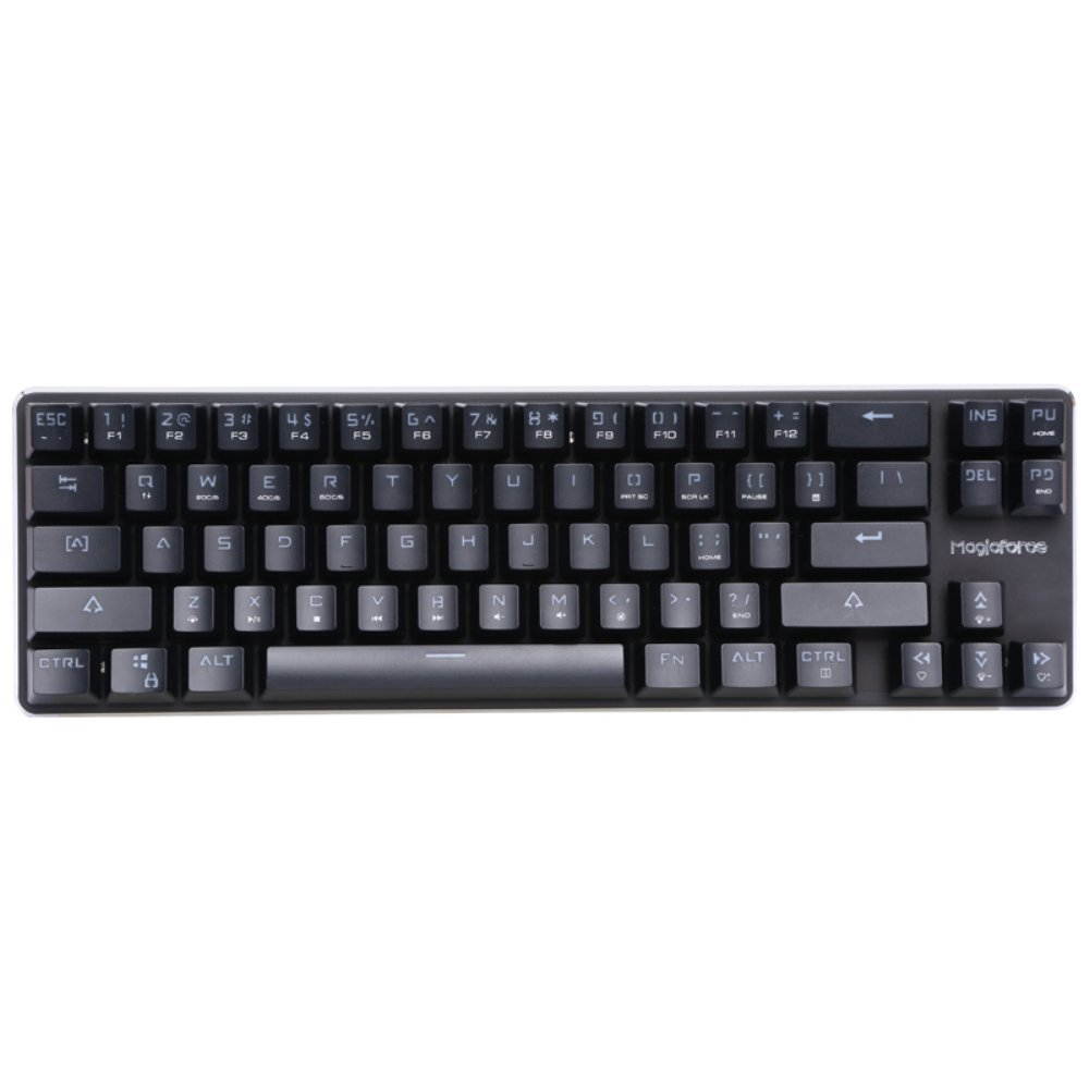 Gaming Keyboard Mechanical Keyboard Green Switch Backlight keyboard 68-Keys Mini Design (60%) Black Magicforce
