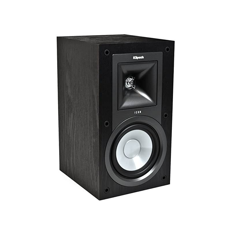 KB-15 Icon 5-1/4-Inch 2-Way Bookshelf Speakers (Black Ash, Set of 2)
