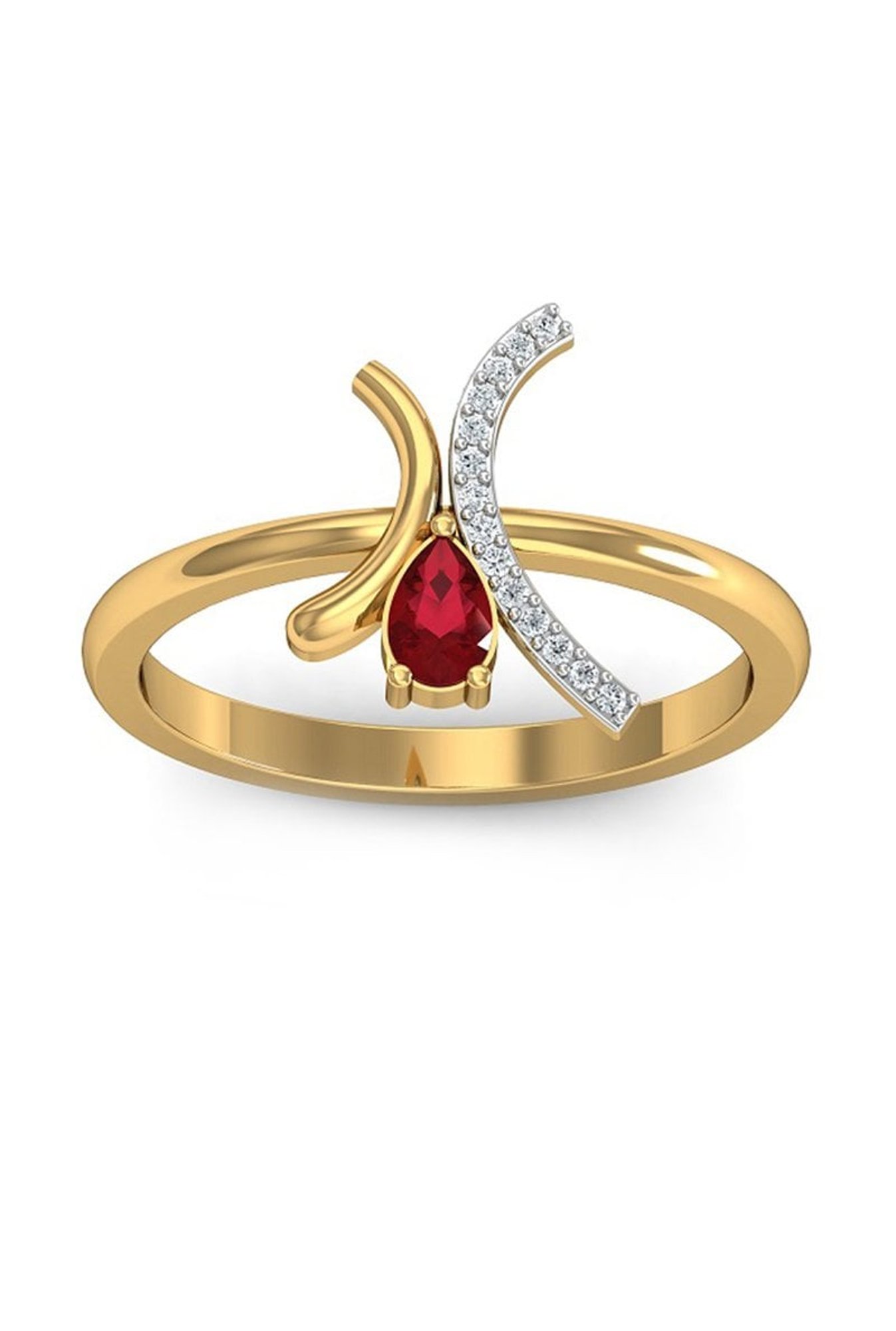 Sri Jagdamba Pearls 18 kt Gold & Diamond Ring