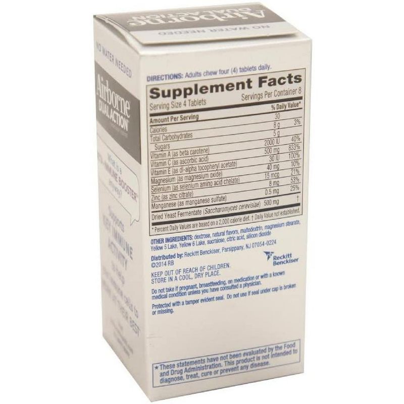 Airborne Dual Action Support Immune System, Tropical Fruit-32ct