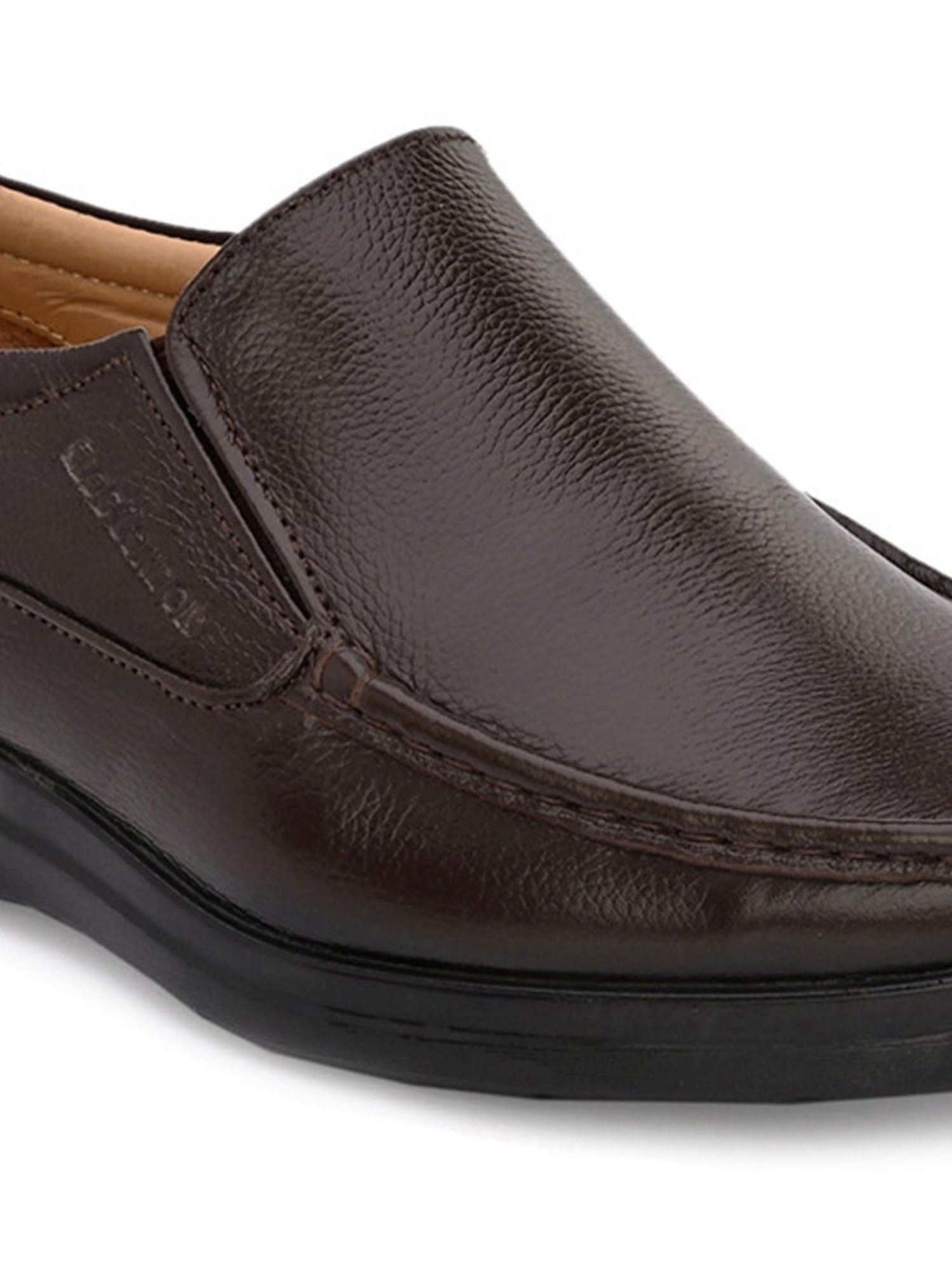 Clog London Men's Brown Formal Loafers