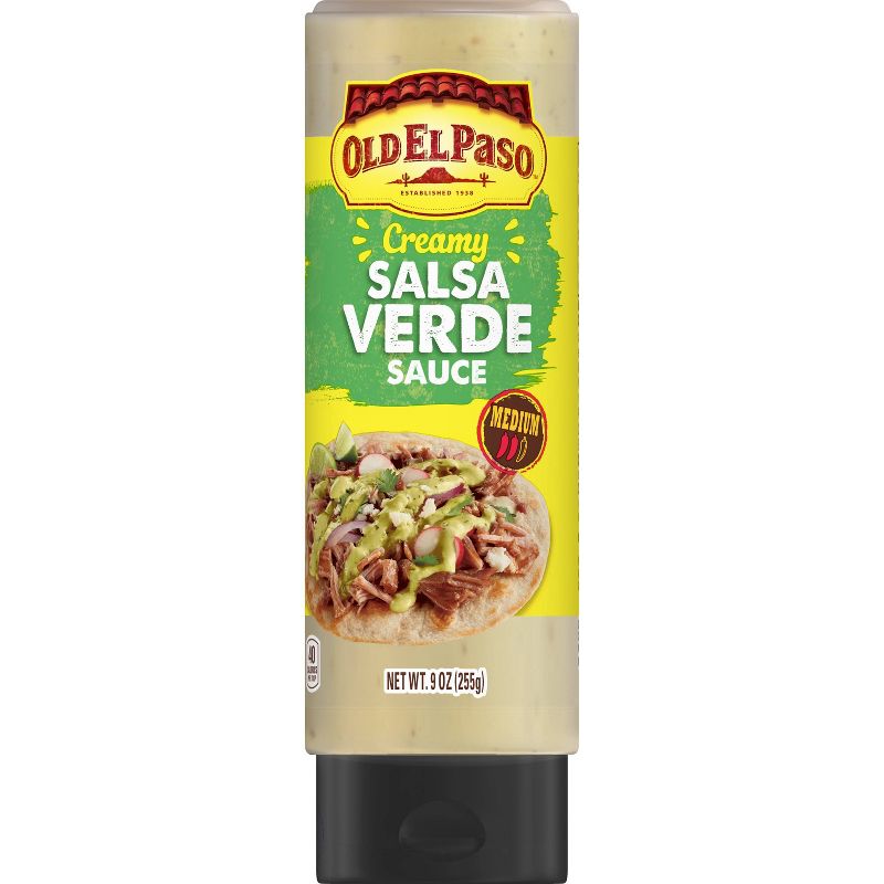 Old El Paso Sauce Creamy Salsa Verde 9oz