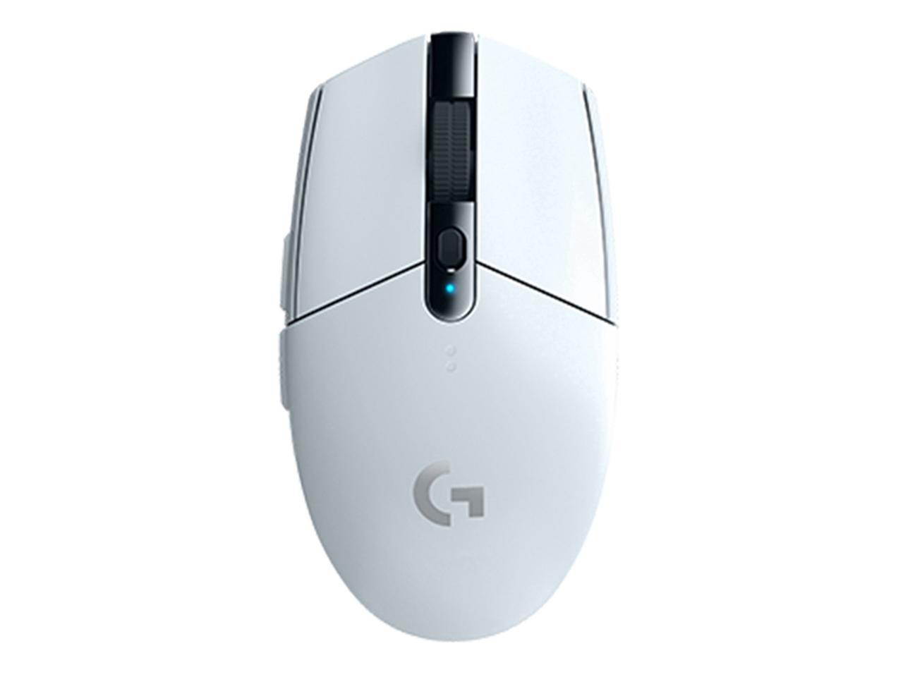 Logitech G304 Lightspeed Wireless Gaming Mouse 6 Programmable Keys 12000DPI Support USB Interface Windows/Mac OS- Black