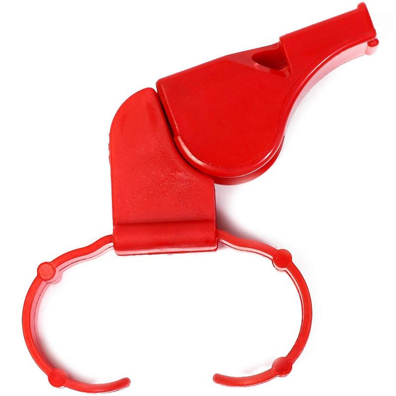 Juvale 12 Pack Finger Grip Whistle for Coaches & Referees Sports