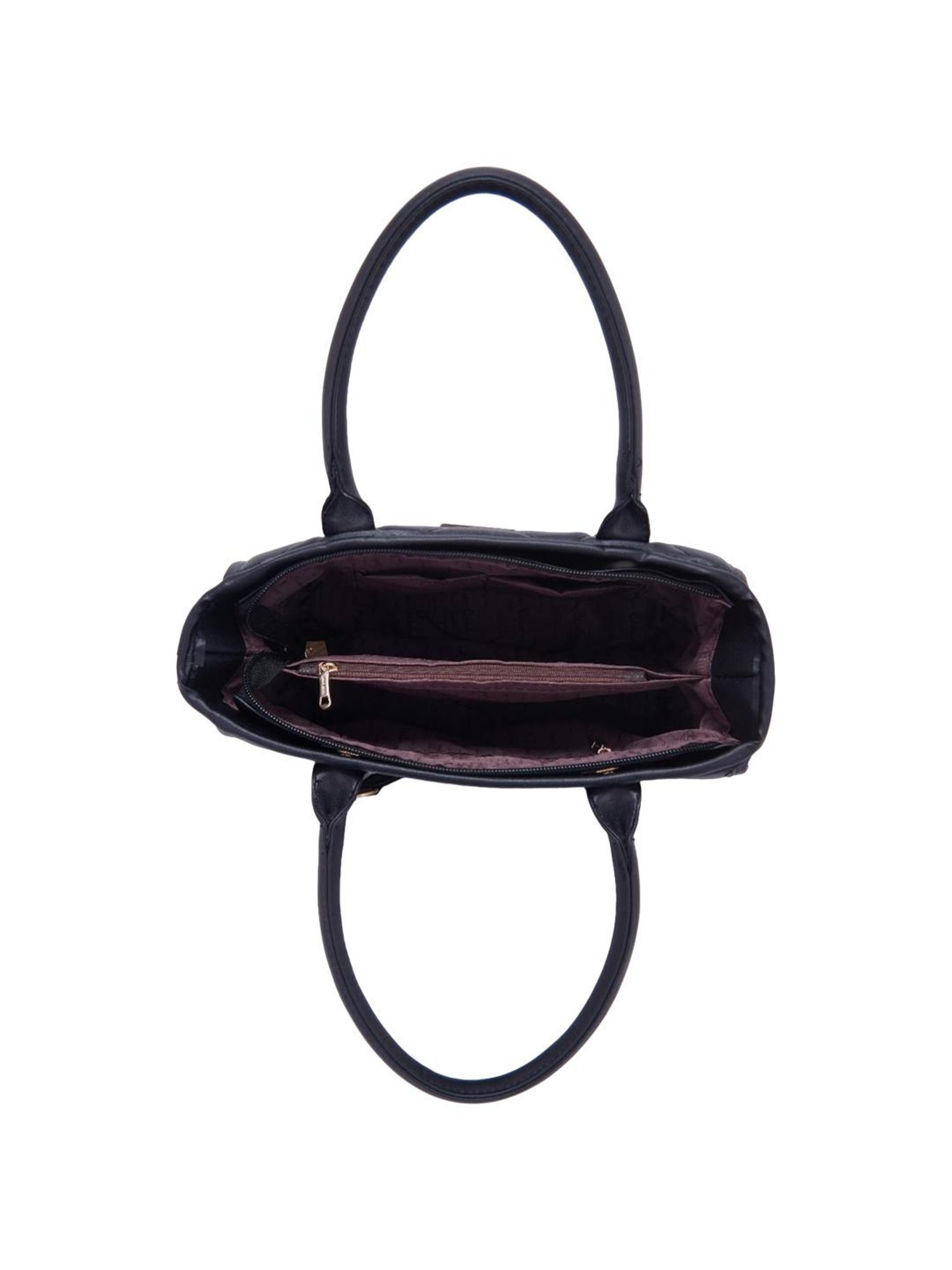 Pierre Cardin Black Textured Handbag