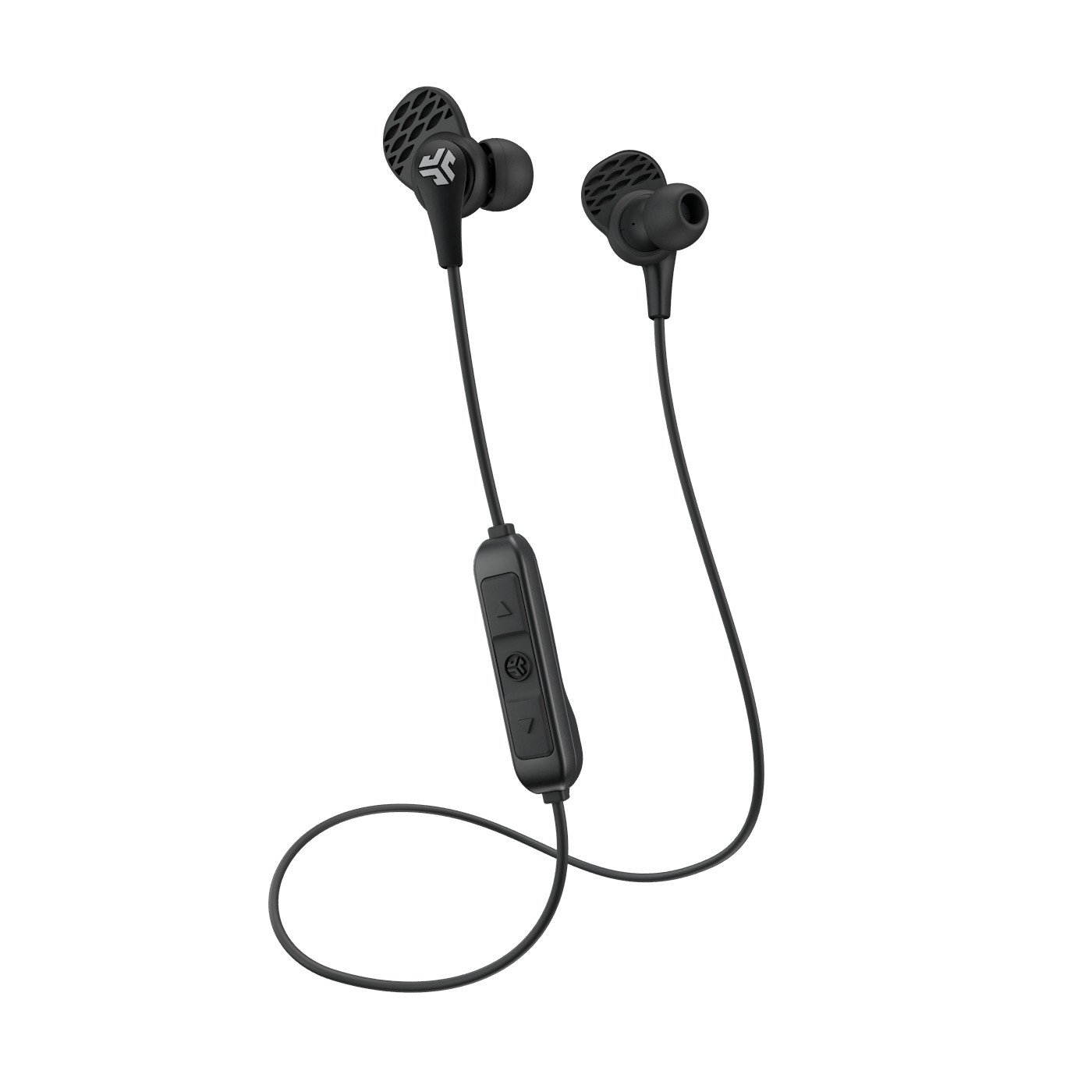JLab Audio JBuds PRO Bluetooth Wireless Earbuds  - Titanium 10mm Drivers 6 Hour Battery Life Bluetooth 4.1 Extra Gel Tips and Cush Fins