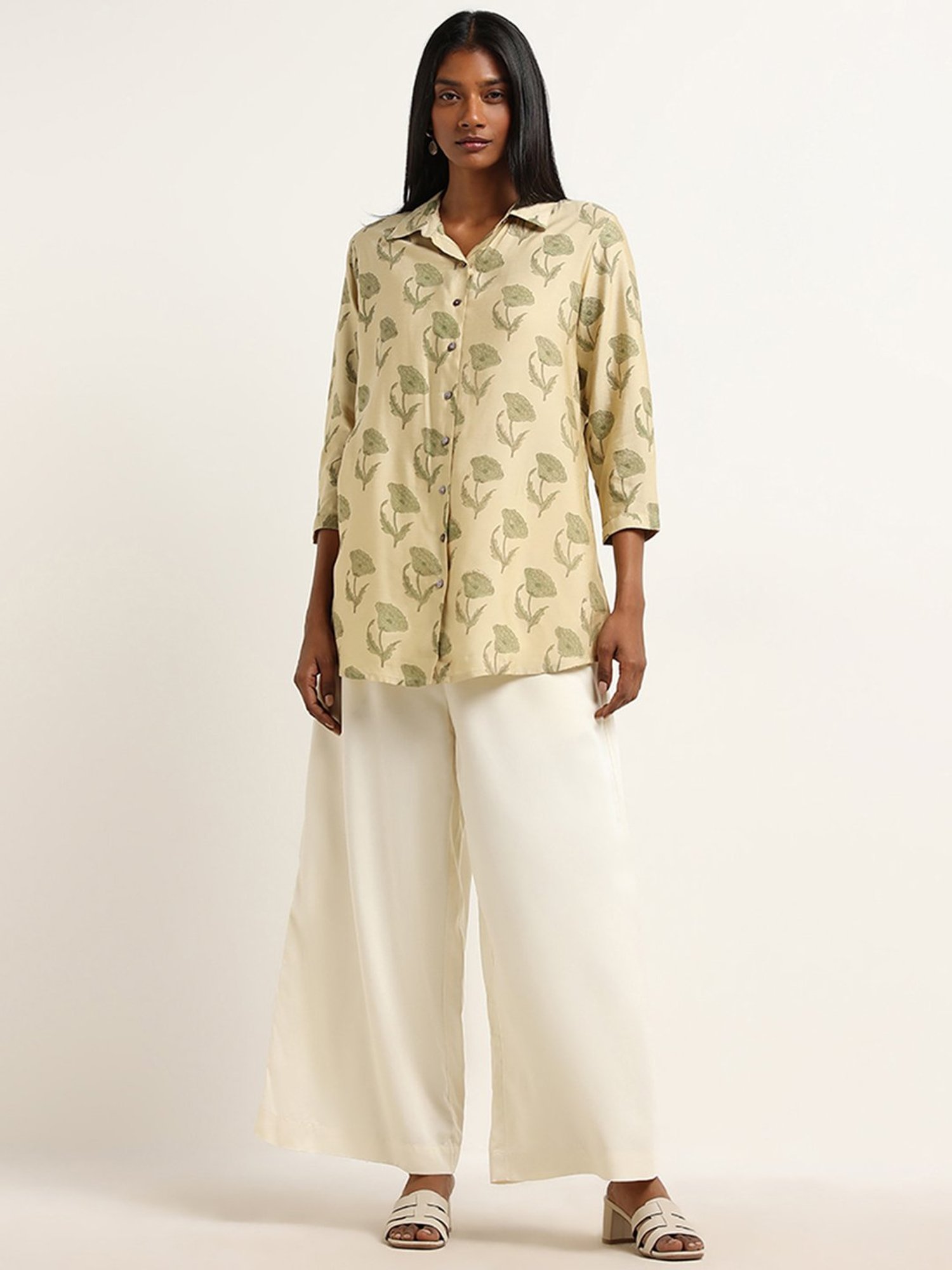 Zuba by Westside Sage Floral Printed Straight Tunic