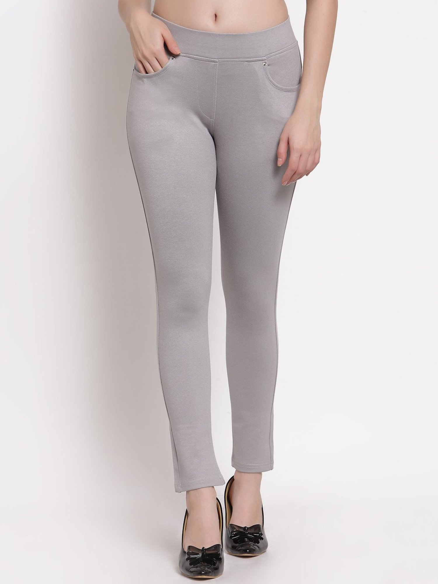 Westwood Grey Skinny Fit Jeggings