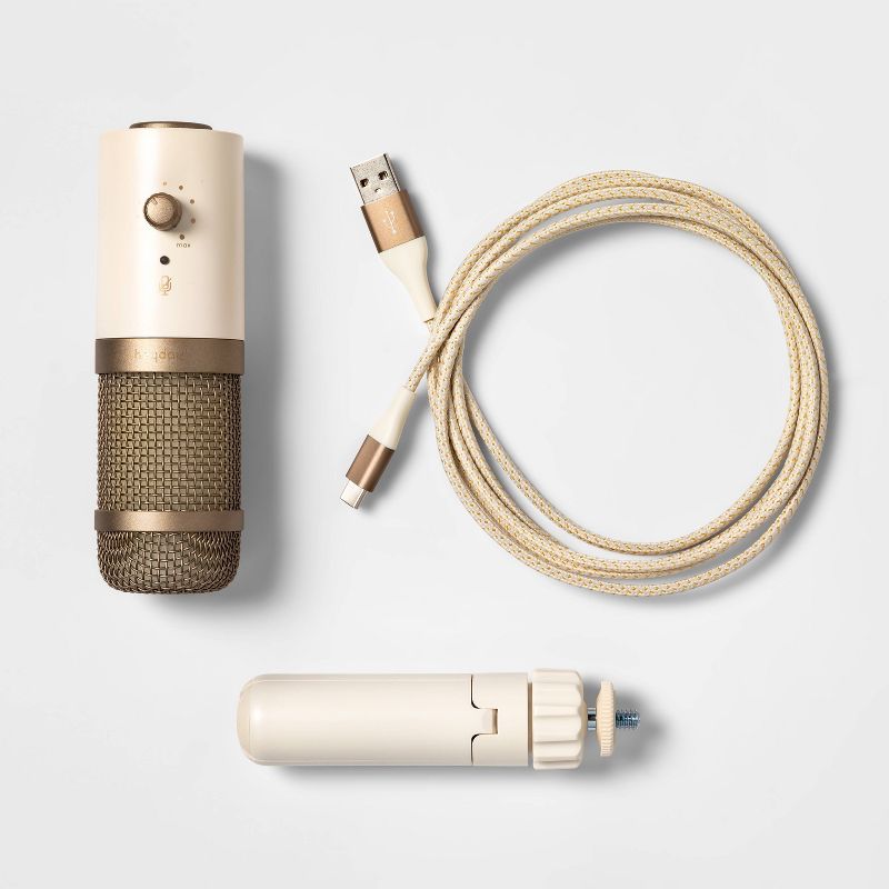 heyday™ Desktop Microphone - Stone White