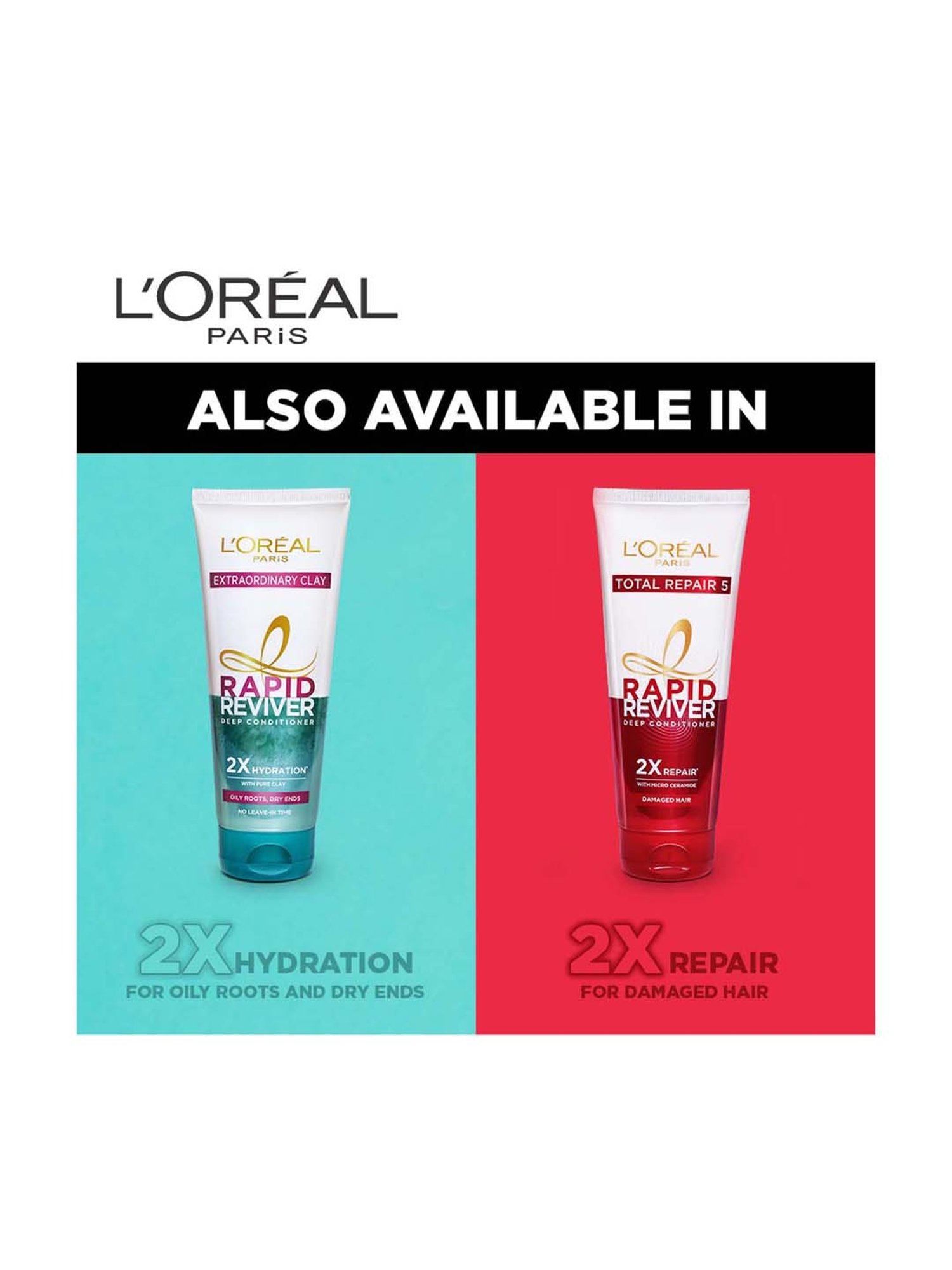 L'Oreal Paris Rapid Reviver 6 Oil Nourish Deep Conditioner - 180 ml