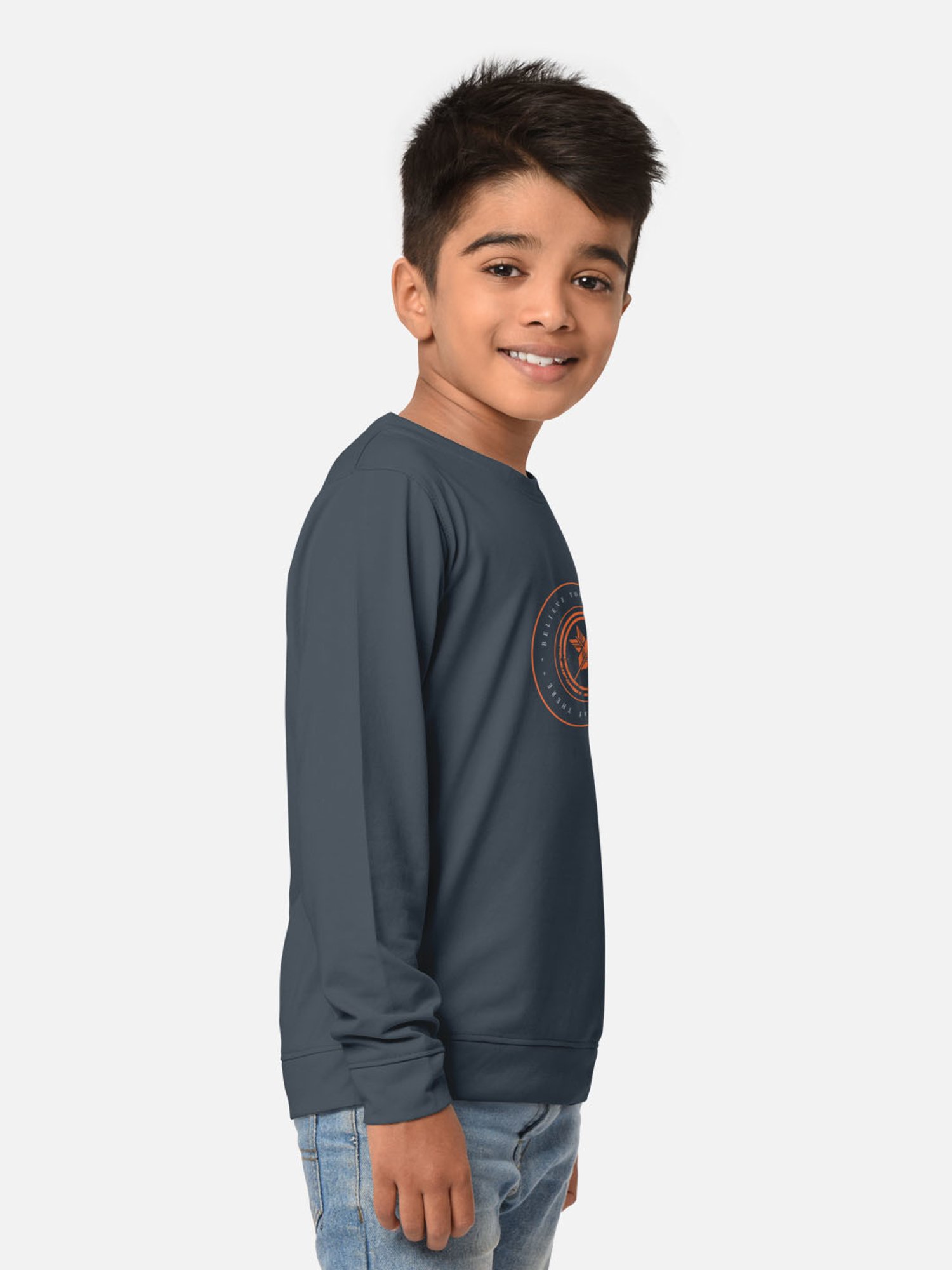 HELLCAT Dark Grey & Lilac Printed Full Sleeves T-Shirt (Pack Of 2)