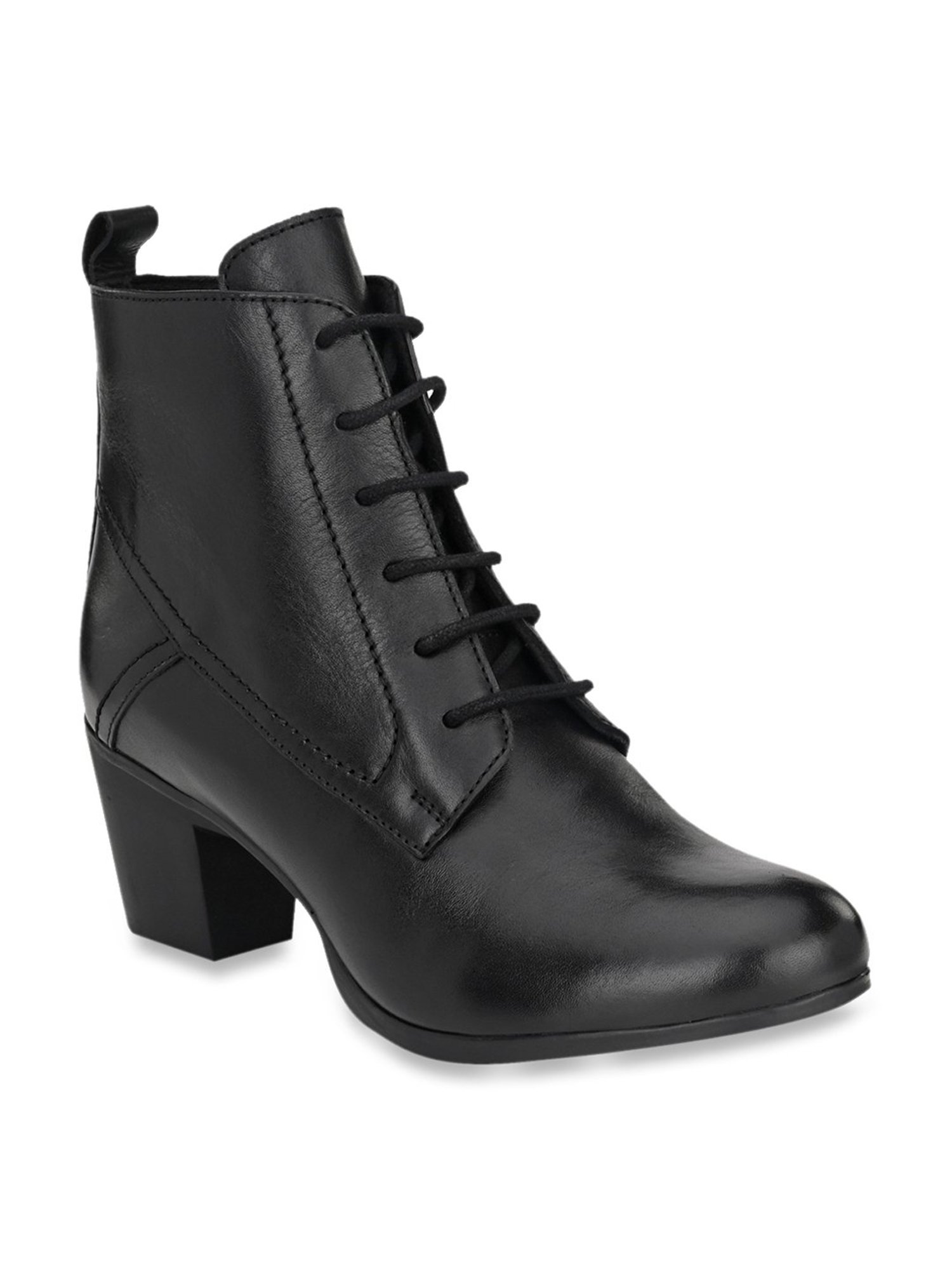 Delize Women's Black Derby Boots