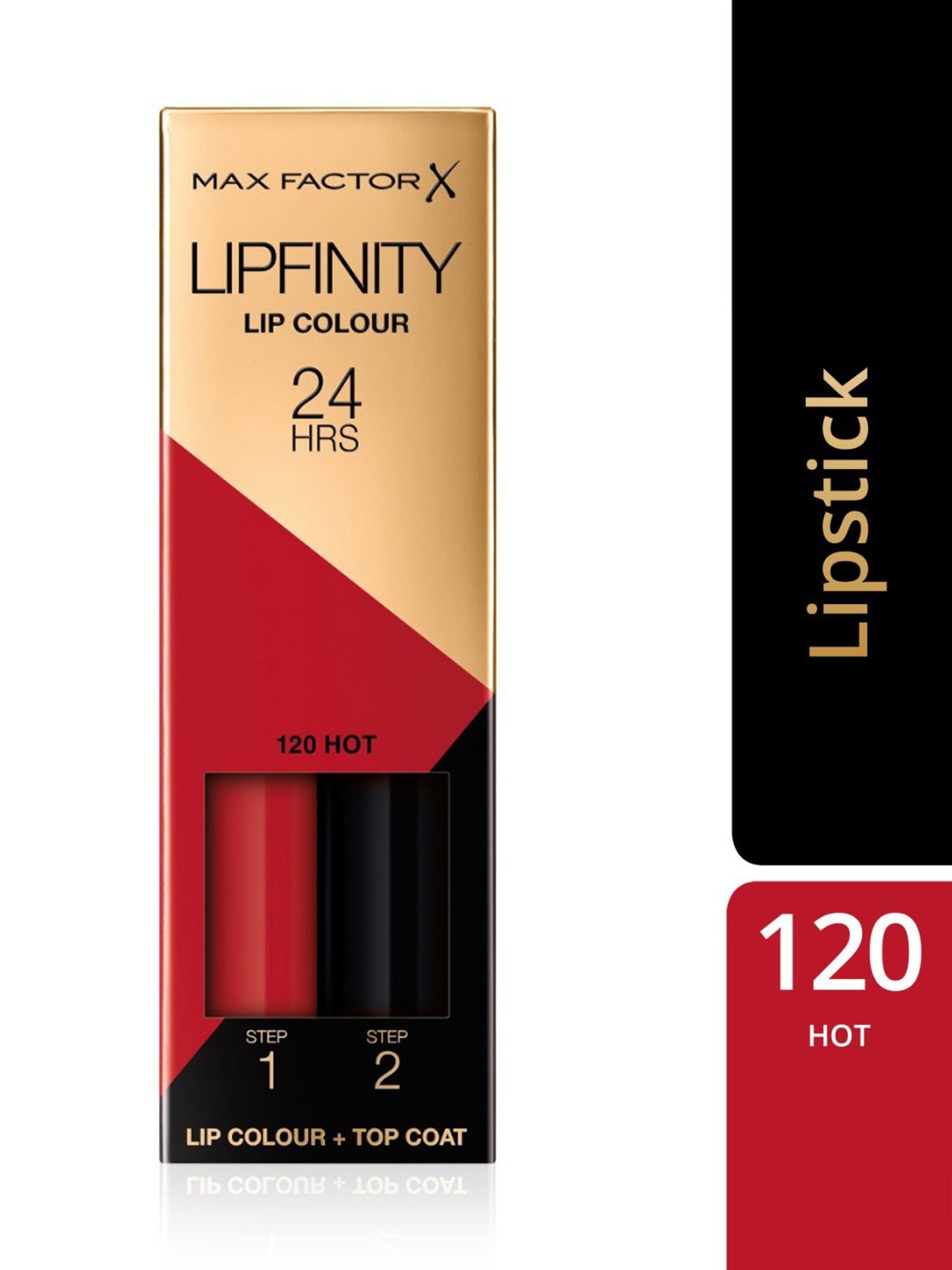 Max Factor Lipfinity Lip Colour + Top Coat 120 Hot