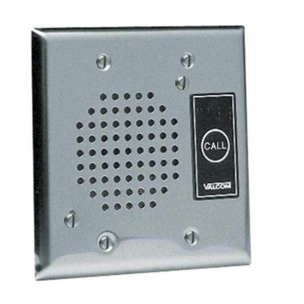 Doorplate Spkr- Flush w/LED (Stainless)