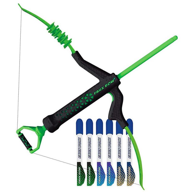 HearthSong - Bow and Arrow Set for Kids ,  32"L Bow and 6 10"L Foam-Tipped Arrows