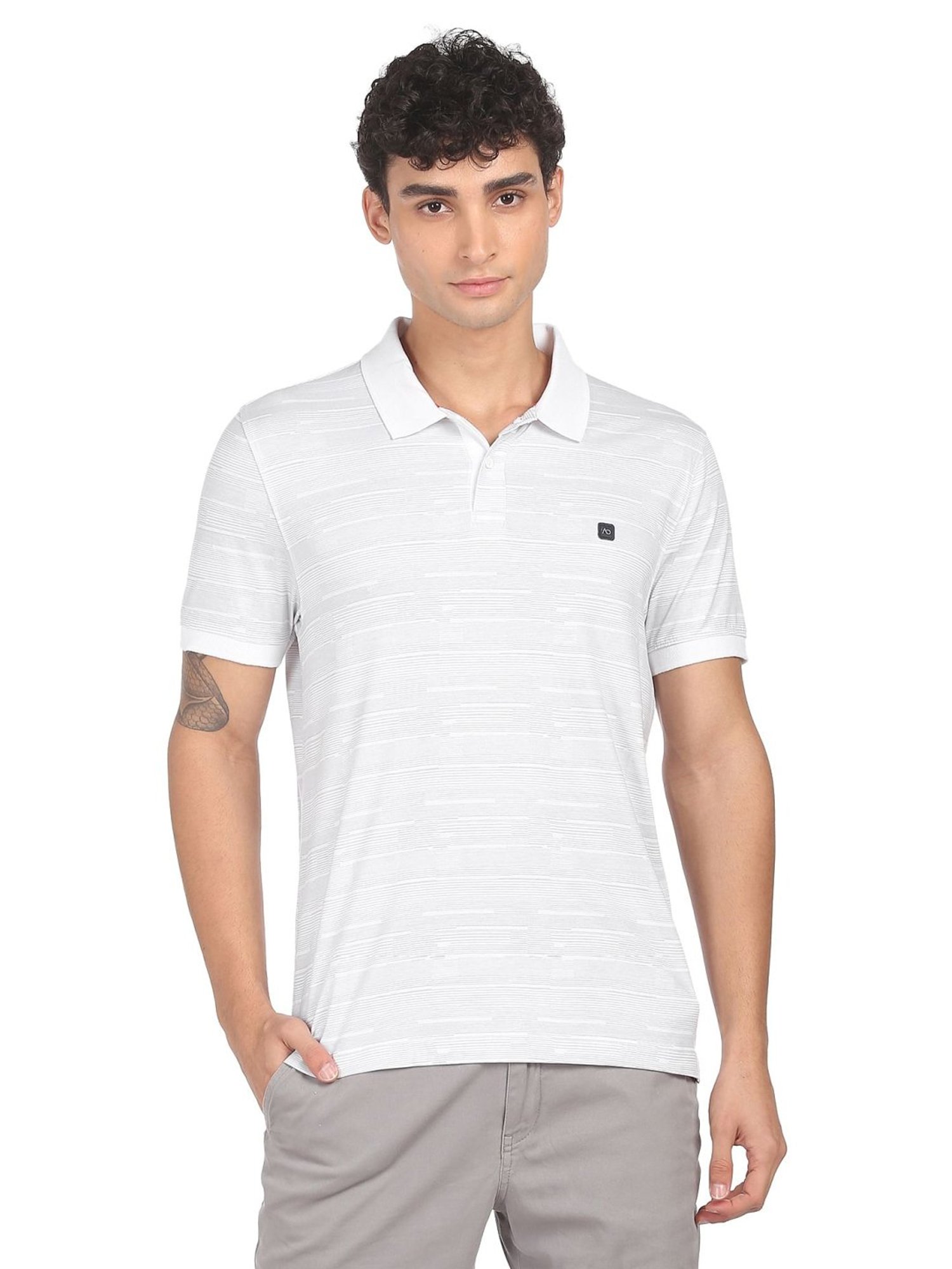 AD by Arvind Multicolor Polo T-Shirt