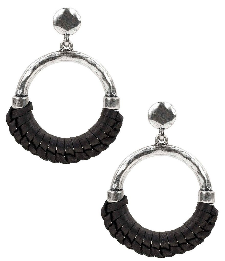 Patricia Nash Margaux Wrapped Doorknocker Earrings