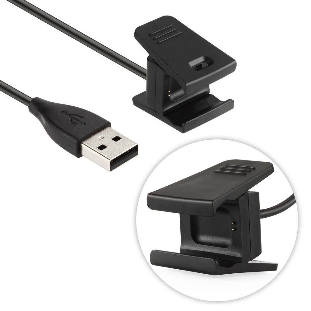 Werleo Fitbit Charge 2 Charger 2Pcs Replacement USB Charger Charging Cable for Fitbit Charge 2 with Cable Cradle Dock Adapter for Fitbit Charge 2 Smart Watch - 3.3 feet +1.6 feet