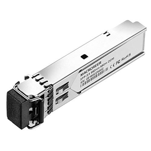 Macroreer SFP Gigabit Fiber optical transceiver module for Arista SFP-1G-SX SFP 1000Base-SX Module with DOM Support 850nm 550m dual LC/PC connector