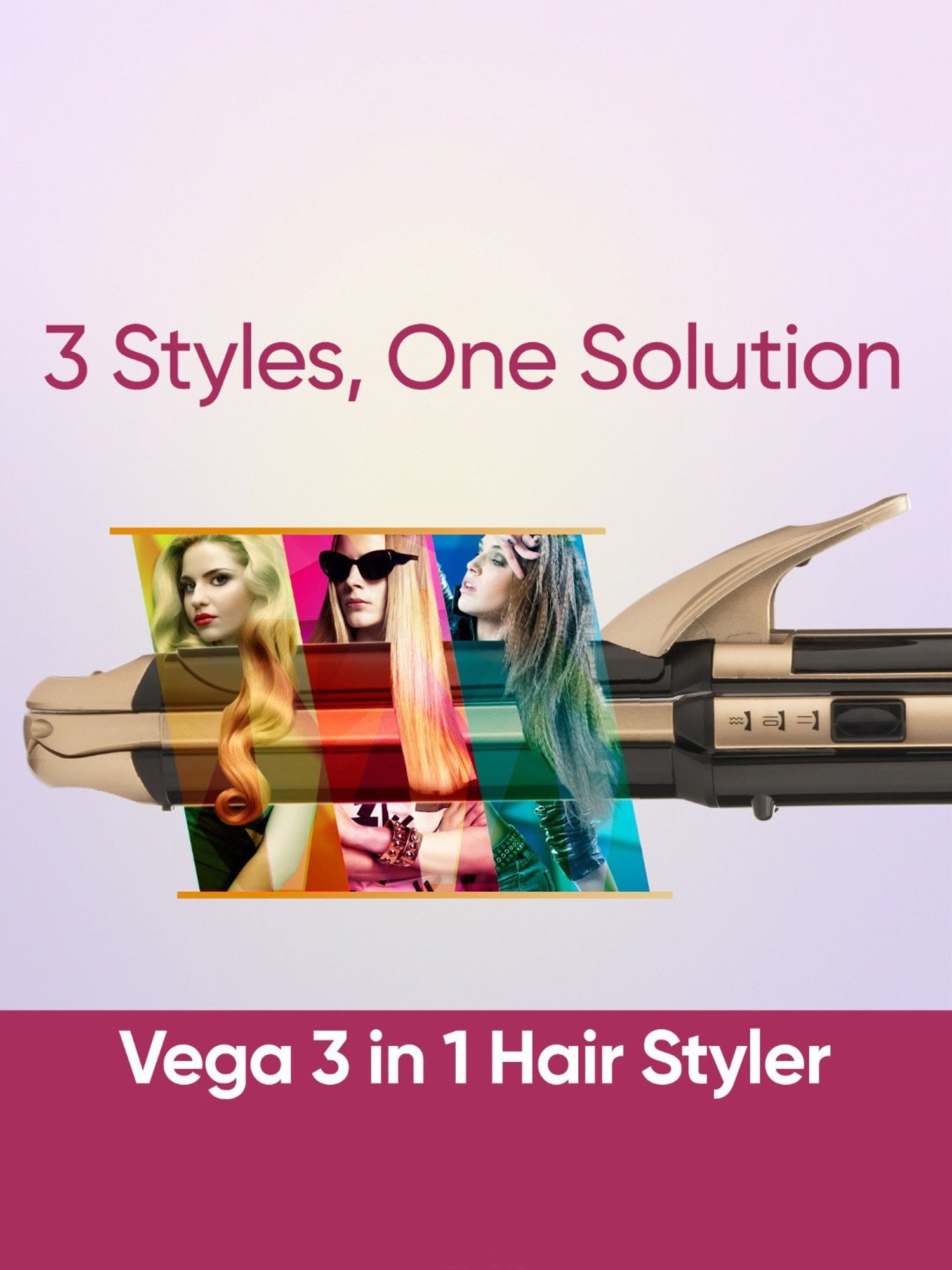 Gorgio Professional GCT9 19mm Hair Curling Tong (Silver)