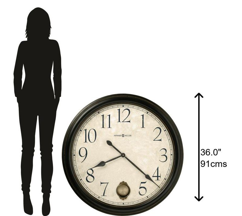 Howard Miller 625444 Howard Miller Glenwood Falls Wall Clock 625444