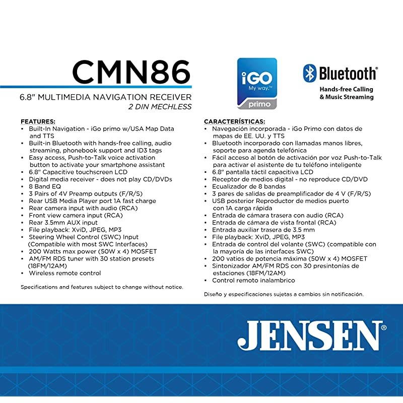 Otto Navi In Dash Navigation System DVD GPS Navigation Multimedia Radio and Dash Kit for Hyundai Sonata 2018 and up