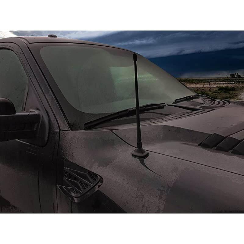 Antenna Compatible with Ford F150 20092021 | 13 inches Flexible Rubber Antenna Replacement | Designed for Optimized FMAM Reception