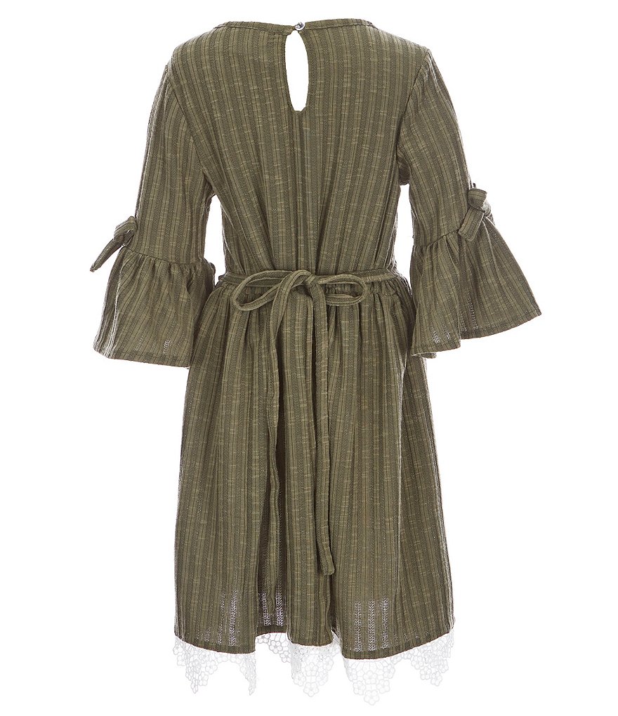 Rare Editions Big Girls 7-16 Tie-Dye Pleated Chiffon Maxi Dress