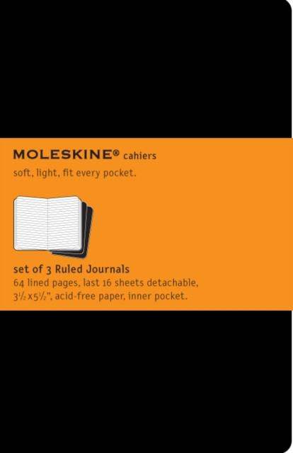 Moleskine Cathiers Black Ruled Journals JOU