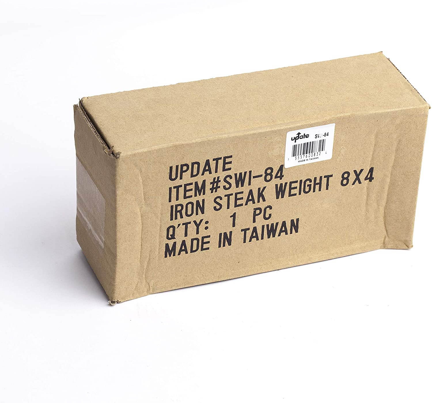 Update International New 8" Barbecue BBQ Grill Steak Weights, Heavy-Weight, Hamburger Bacon Sausage Grill Press, Commercial Grade, Cast Iron