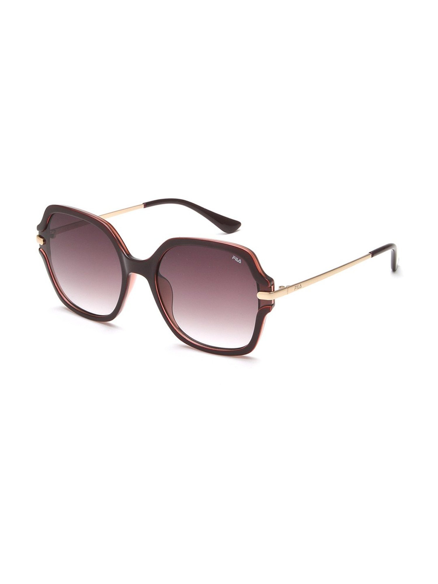 Fila Brown Square UV Protection Sunglasses for Women